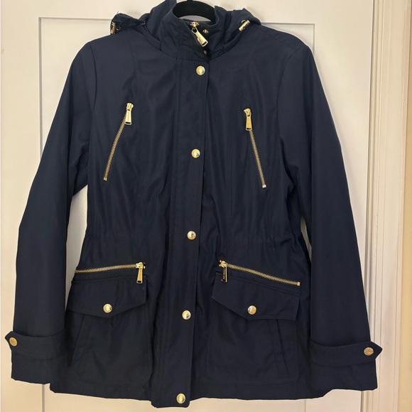 Michael Kors Hooded Rain Jacket - Picture 2 of 5